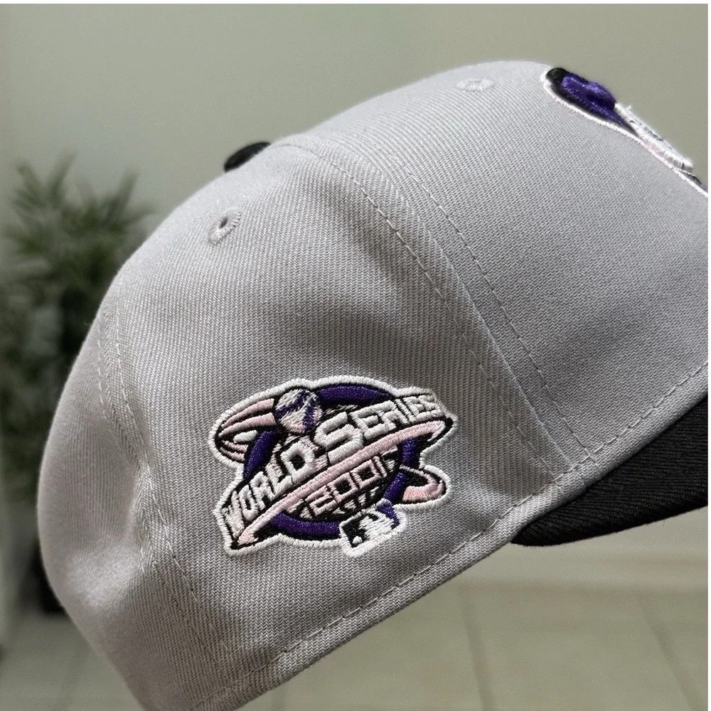 7 5/8 New Era 59Fifty Arizona Diamondbacks Fitted Hat Size Hat Club World Series